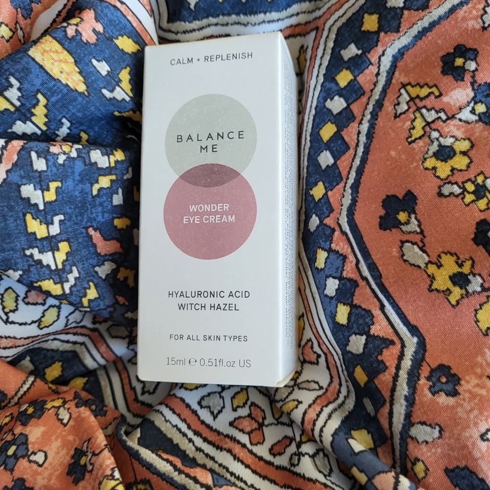 NWT Balance Me Calm and Replenish Wonder Eye Cream